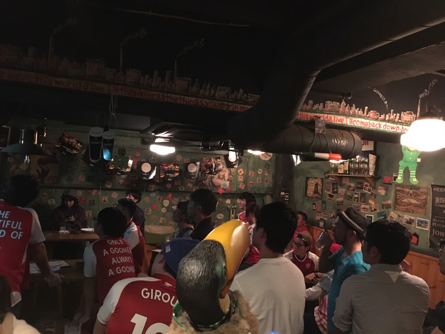 Arsenal！！ なんばバーベキュー・ビアガーデン・大阪・難波・心斎橋アイリッシュパブダブリンベイ